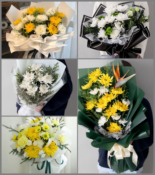 贵州毕节市威宁县幺站镇新飞村白事花束代送